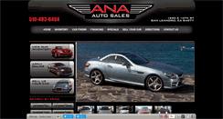 Desktop Screenshot of anaautosales.com